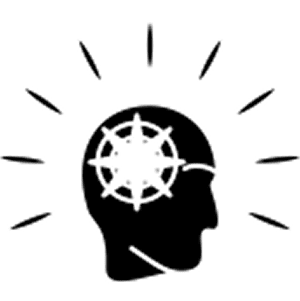 Silhouette of a person playing the violin.